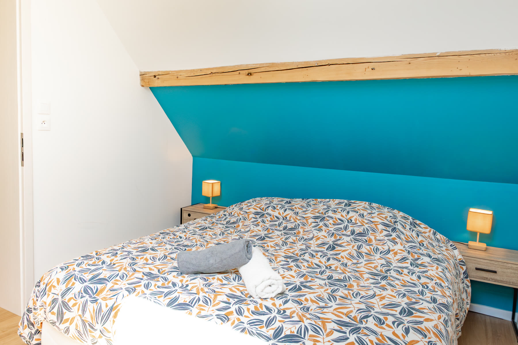 Duplex Lac Blanc — chambre bleue